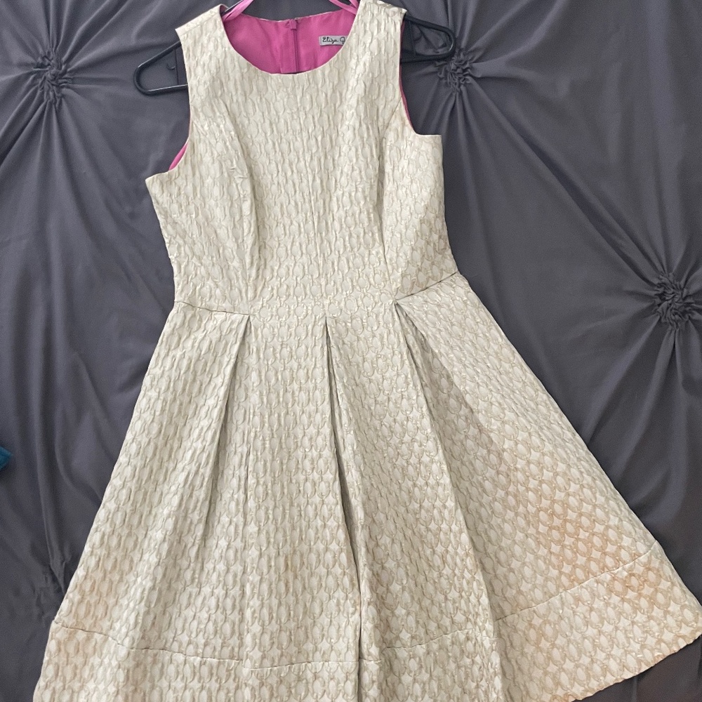 Eliza J Gold Dress